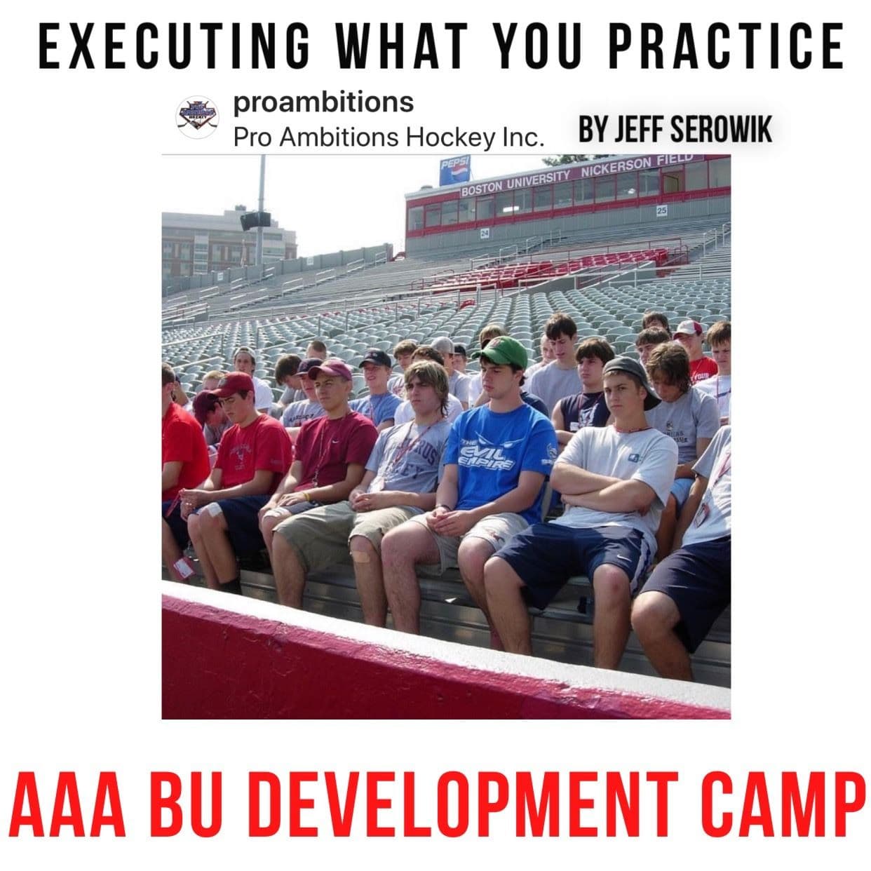 Executing What You Practice in The Game