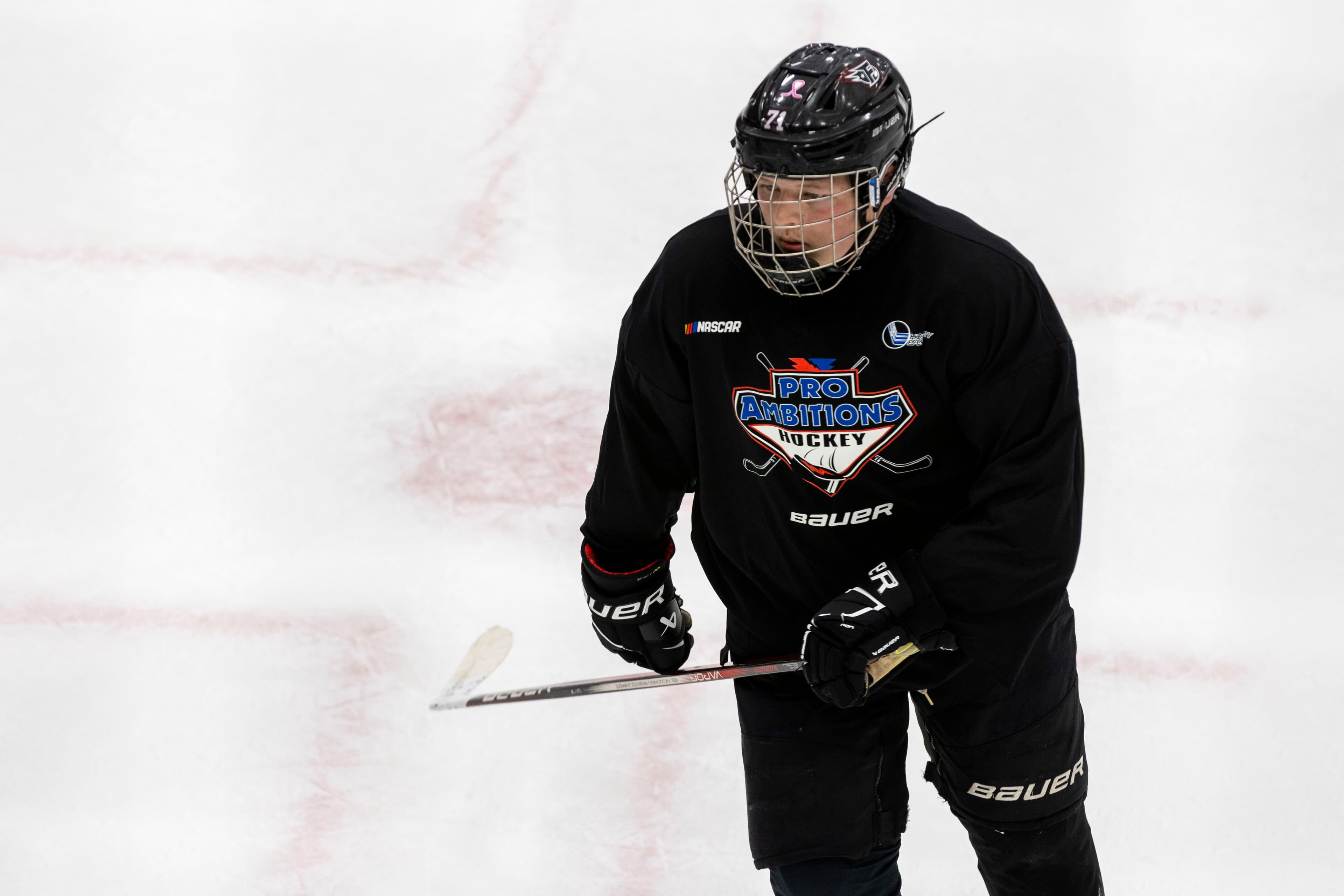 Pro Ambitions camper on the ice