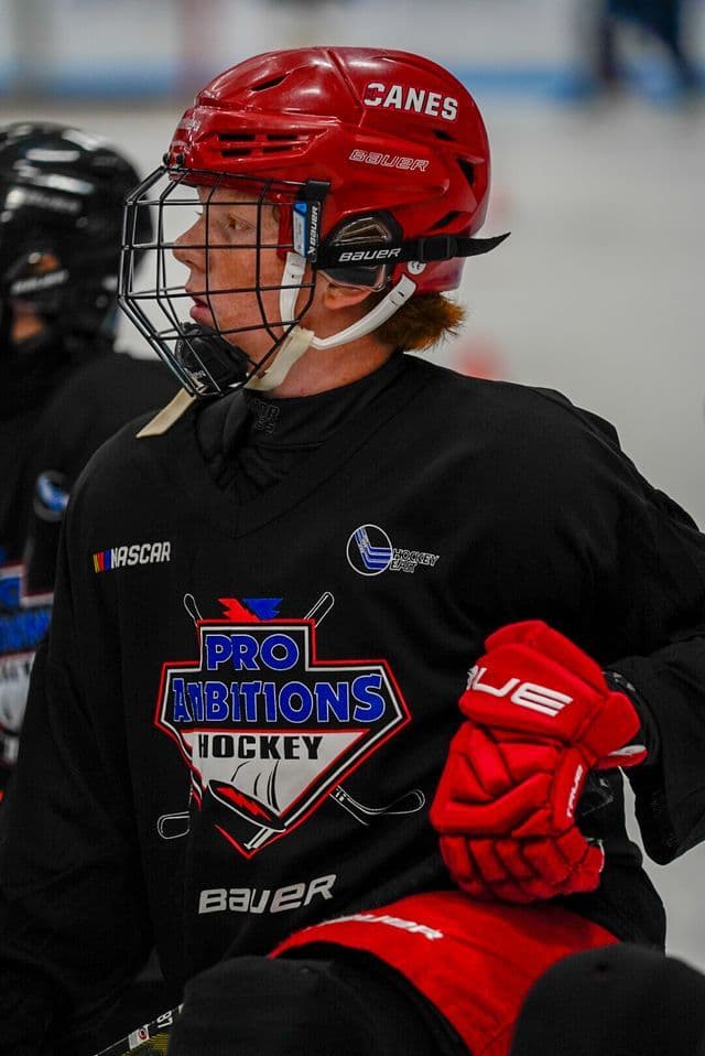 Pro Ambitions Battle Camp on-ice action