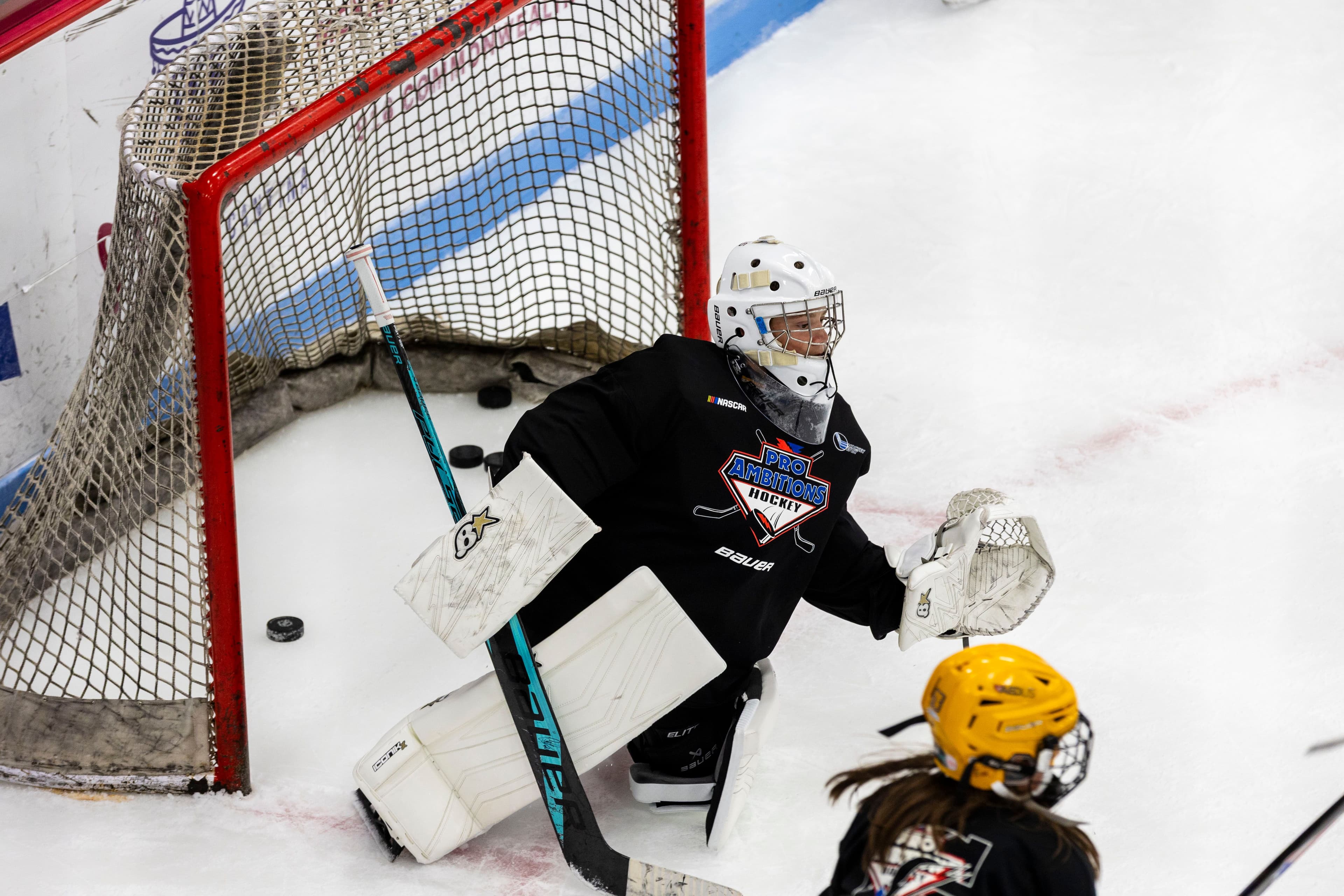 Goalie training at Pro Ambitions camp