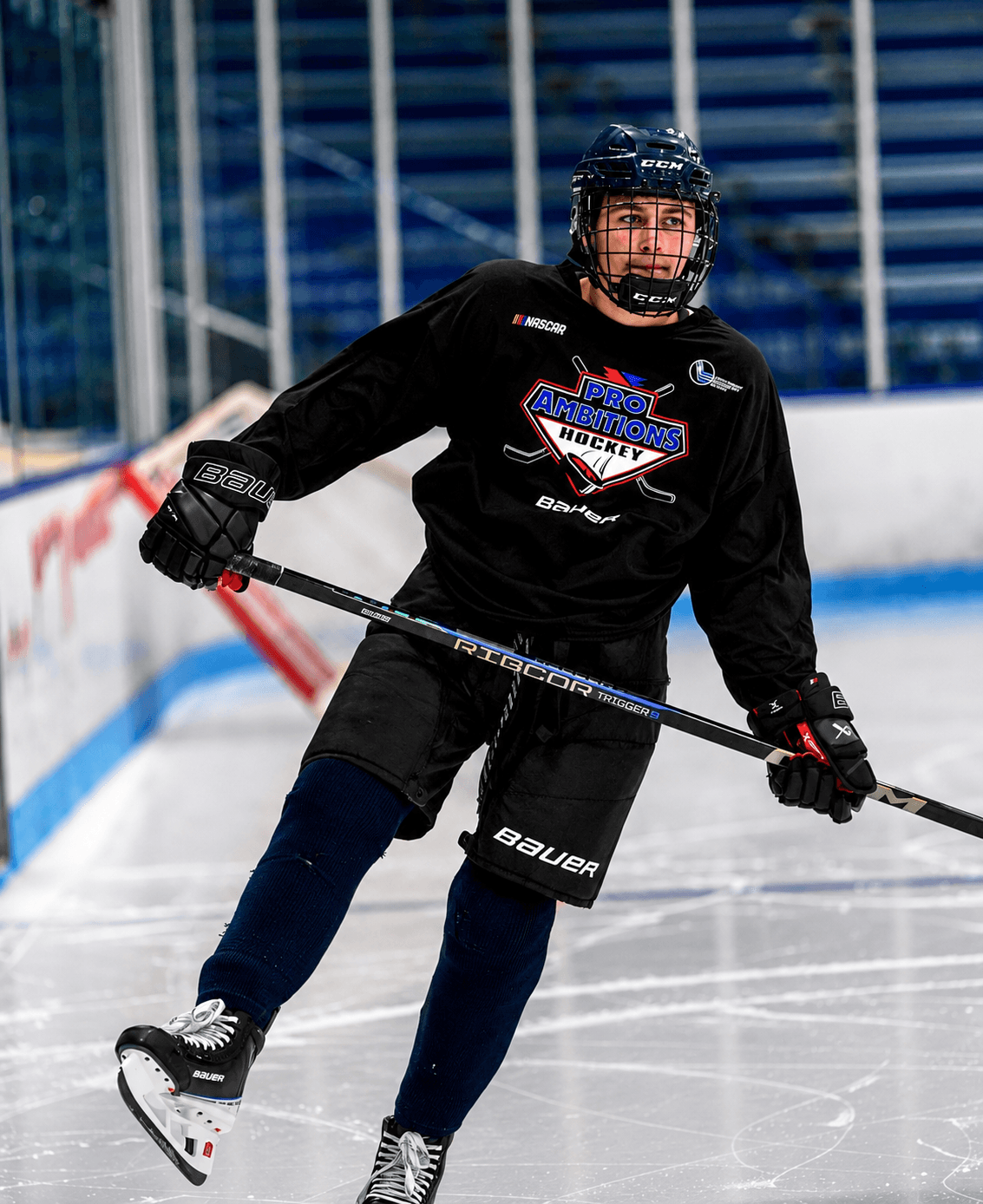 Pro Ambitions player competing at D1 Exposure Camp